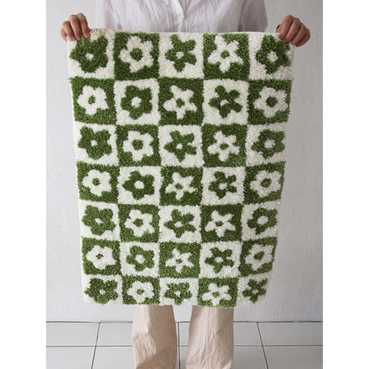 Blomster Gitter Tofsade Badmattor | Veska