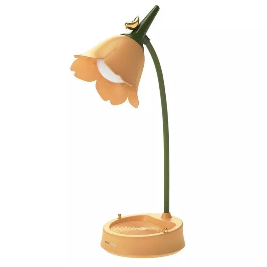 Blomsterbordslampa (4 färger) | Veska gul