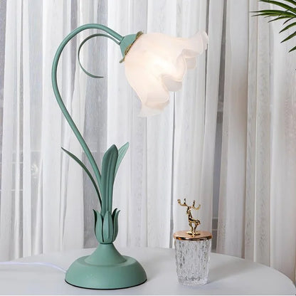 BloomBeam - Justerbar Retro Bordslampa | Veska Grön
