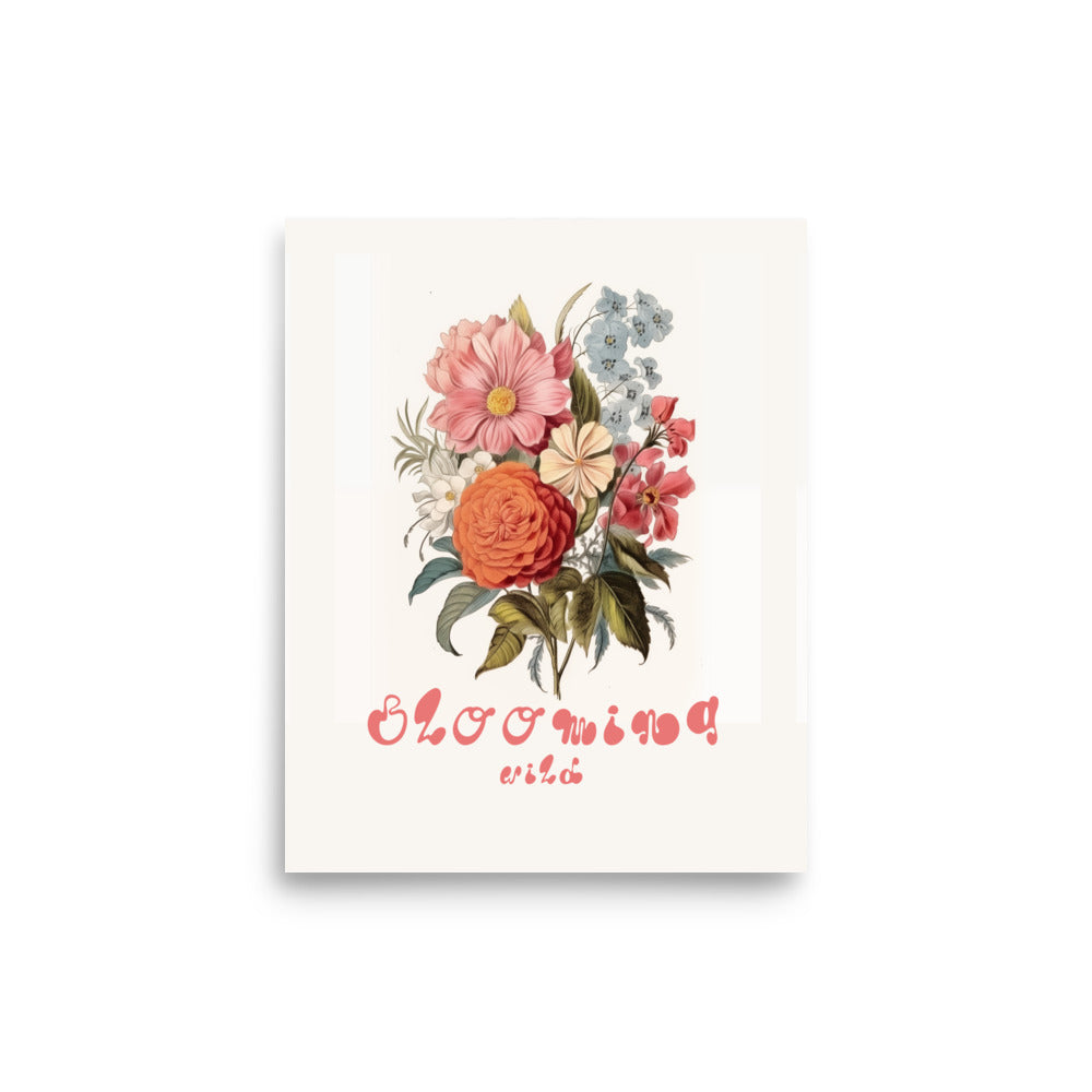 Blooming Wile - Vit | Veska 8″×10″