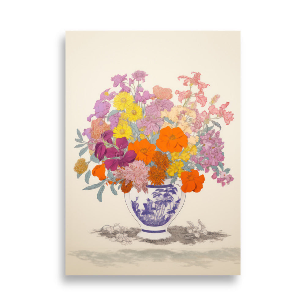 Blooms in China | Veska 50×70 cm