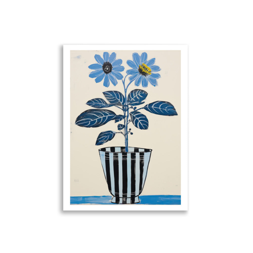 Blue Daisy | Veska 30×40 cm