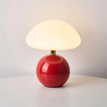 Blush Cloud Keramisk LED Bordslampa | Veska Röd