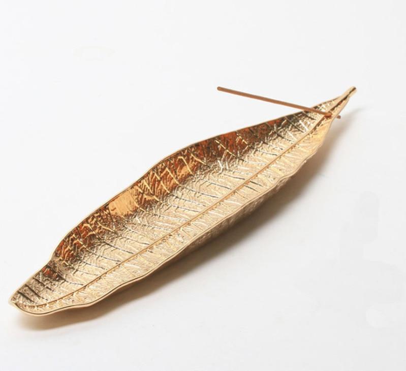 Bodhi Leaf Rökelse Sticks Brännar | Veska Guld