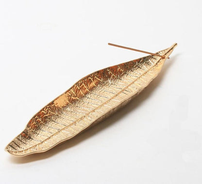 Bodhi Leaf Rökelse Sticks Brännar | Veska Guld