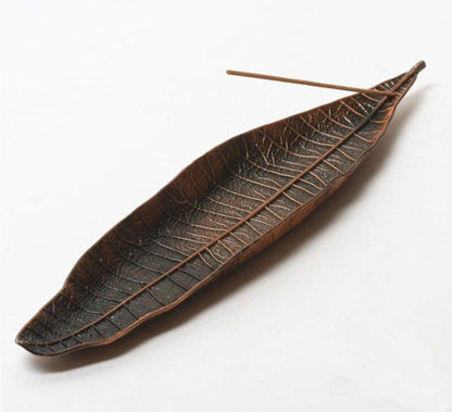 Bodhi Leaf Rökelse Sticks Brännar | Veska Röd koppar