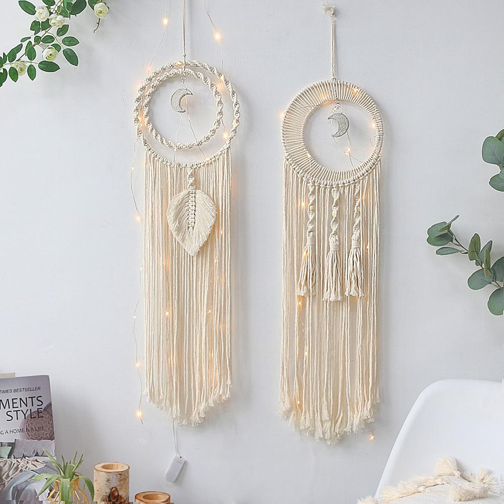 Boho Handgjord Drömfångare Väggdekoration | Veska
