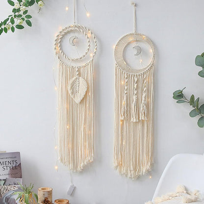 Boho Handgjord Drömfångare Väggdekoration | Veska