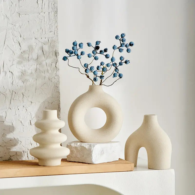 Boho-keramiska-vaser-set | Veska