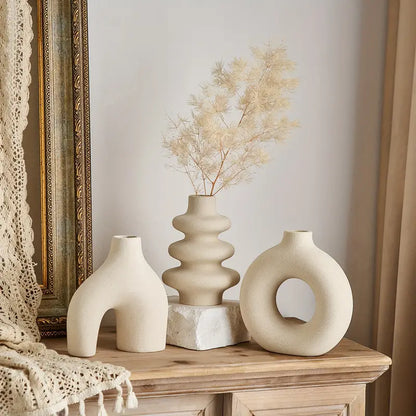 Boho-keramiska-vaser-set | Veska