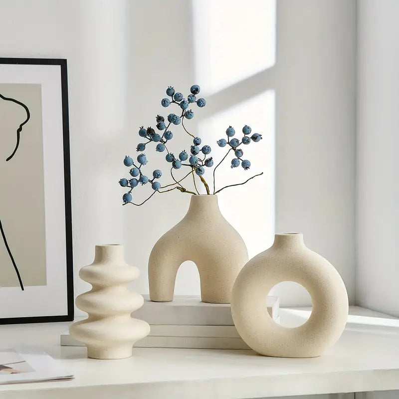 Boho-keramiska-vaser-set | Veska