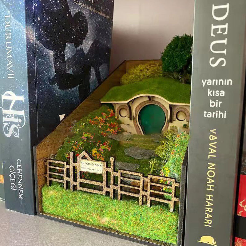 bokhyllsinsatser, dekorativa bokstöd | Veska