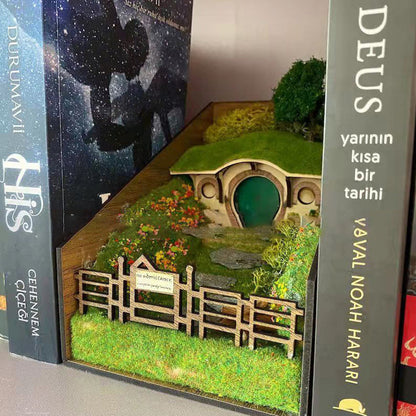 bokhyllsinsatser, dekorativa bokstöd | Veska