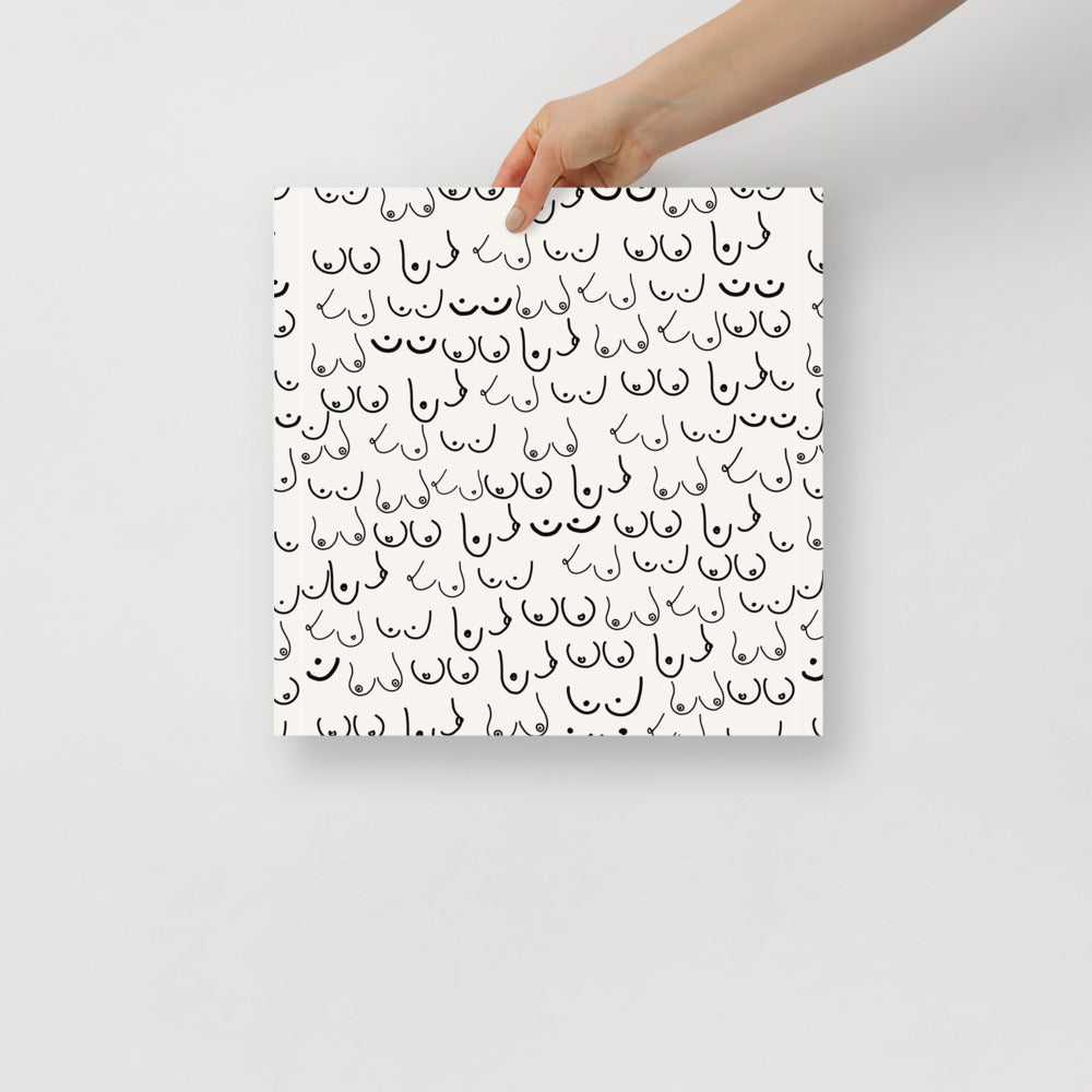 Boos Ivory Wall Art | Veska 14×14