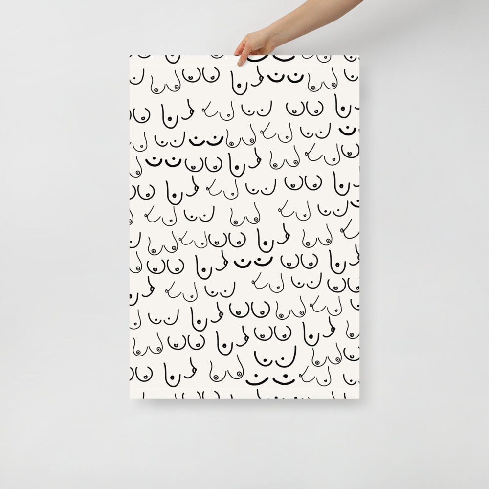 Boos Ivory Wall Art | Veska 24×36