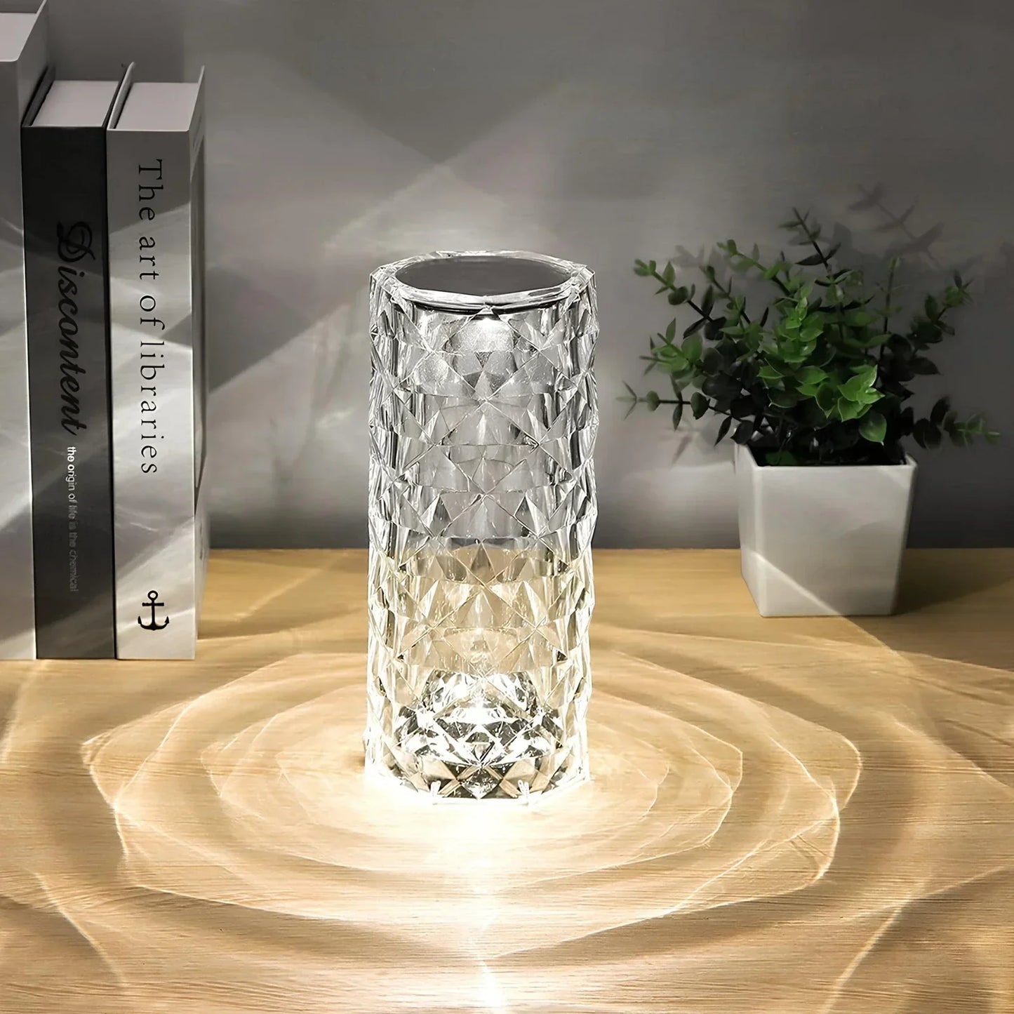Bordslampa Akryl Touch Control Ljus | Veska