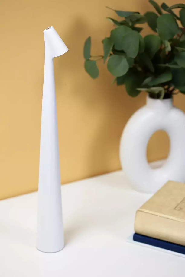 Bordslampa Bärbar LED Aluminium Uppladdningsbar | Veska Vit