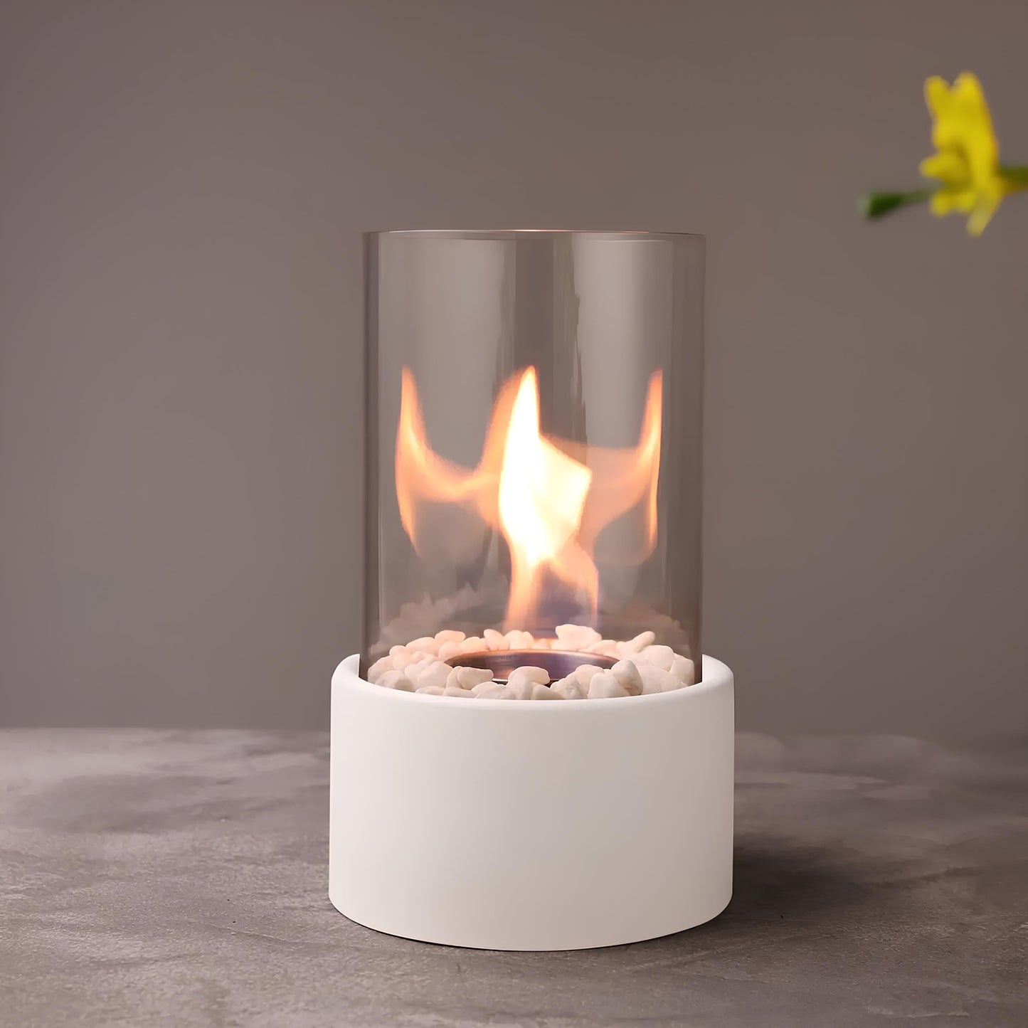 Bordslampa Glas Olja Låga Brännare | Veska