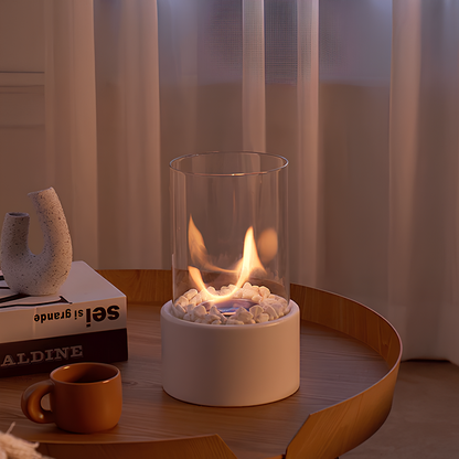 Bordslampa Glas Olja Låga Brännare | Veska