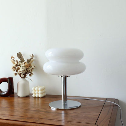 Bordslampa i italiensk designerstil | Veska Vit USB-laddning