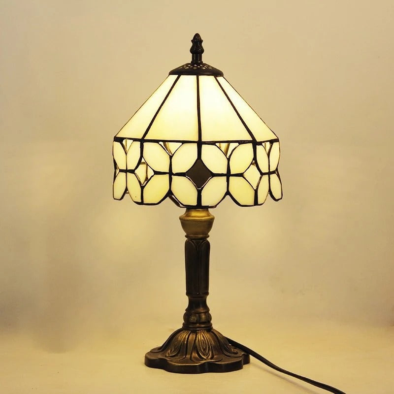 Bordslampa LED Barock Retro E27 - Vintage Tiffany Glas | Veska F