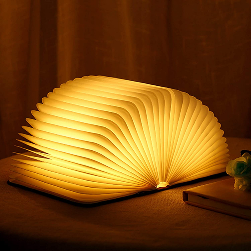 Bordslampa LED Fällbar Boklampa Trä | Veska