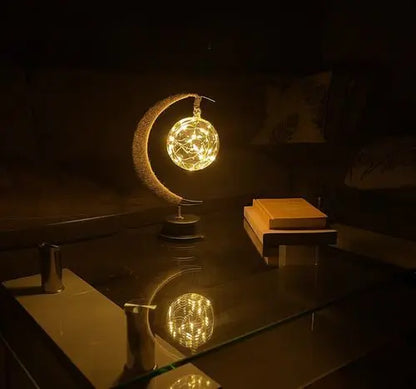 Bordslampa LED Månlampa för Sovrum | Veska
