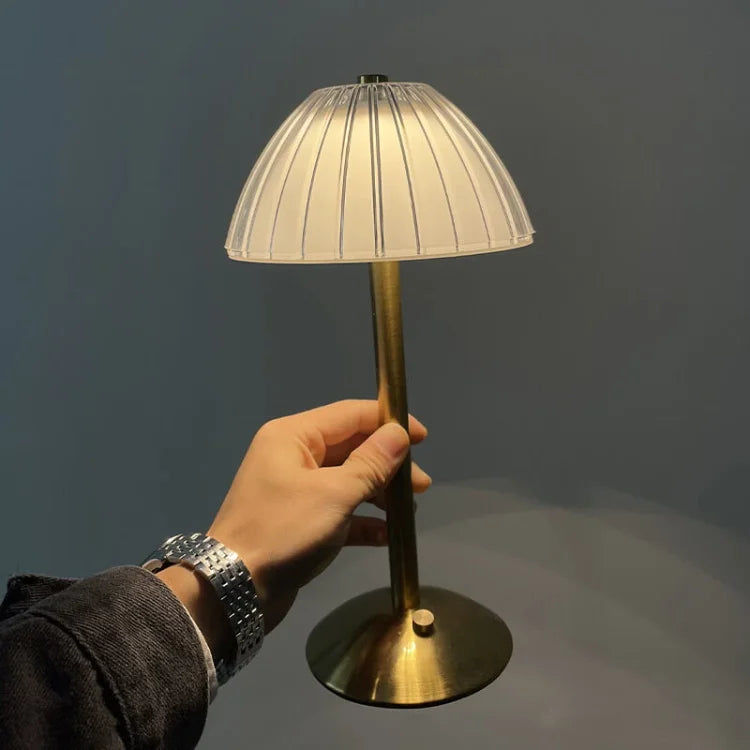 Bordslampa LED Trådlös Modern Kristall Ljus | Veska