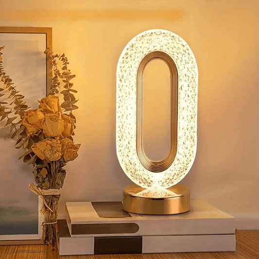 Bordslampa med justerbarhet och modern design | Veska