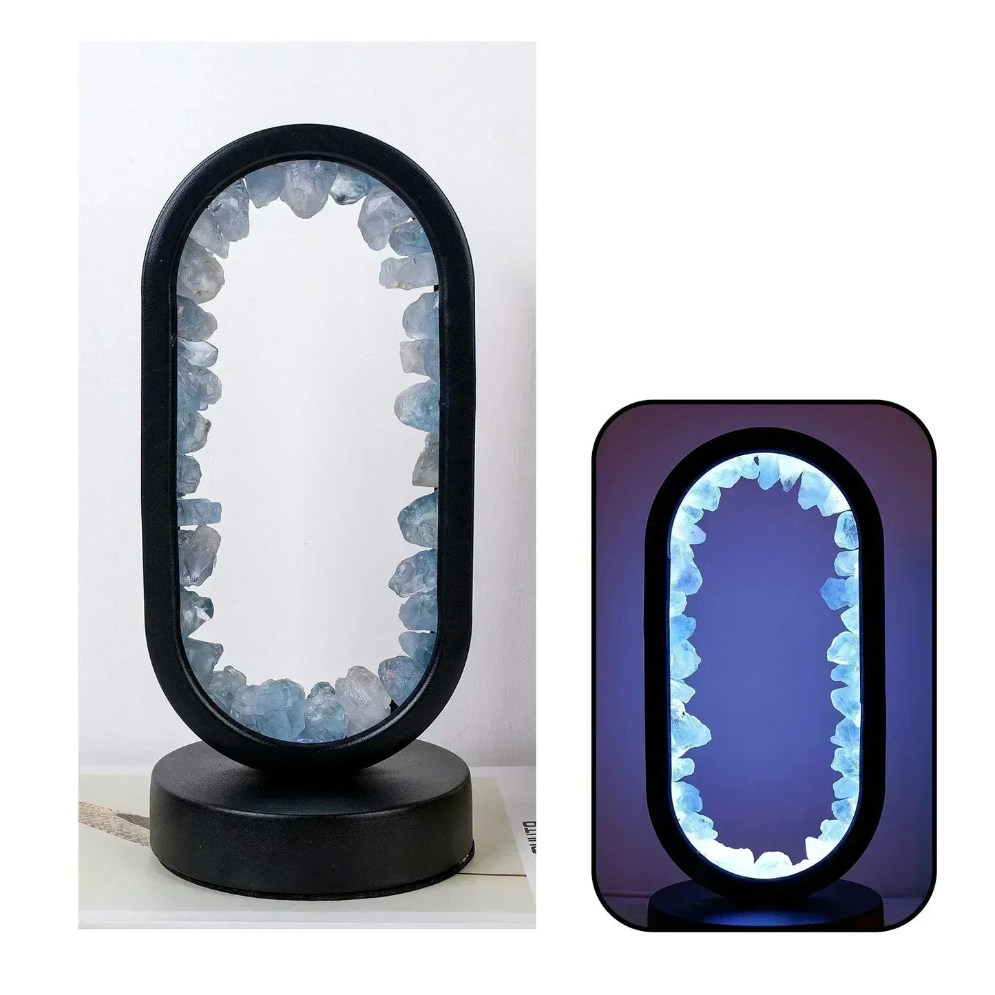 Bordslampa med kristall atmosfärisk ljusdesign | Veska