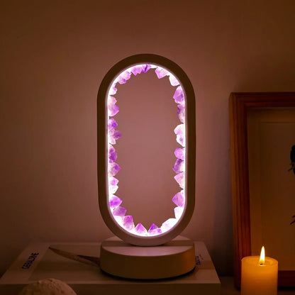 Bordslampa med kristall atmosfärisk ljusdesign | Veska