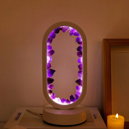 Bordslampa med kristall atmosfärisk ljusdesign | Veska