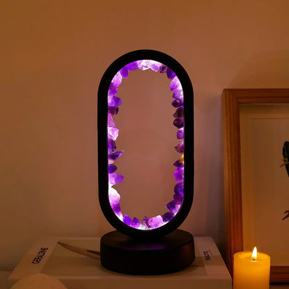 Bordslampa med kristall atmosfärisk ljusdesign | Veska