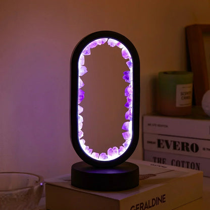 Bordslampa med kristall atmosfärisk ljusdesign | Veska