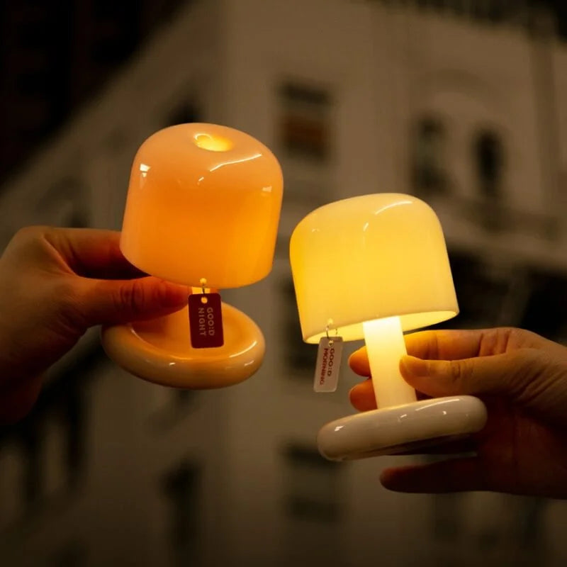Bordslampa med mjukt solnedgångslyse | Veska