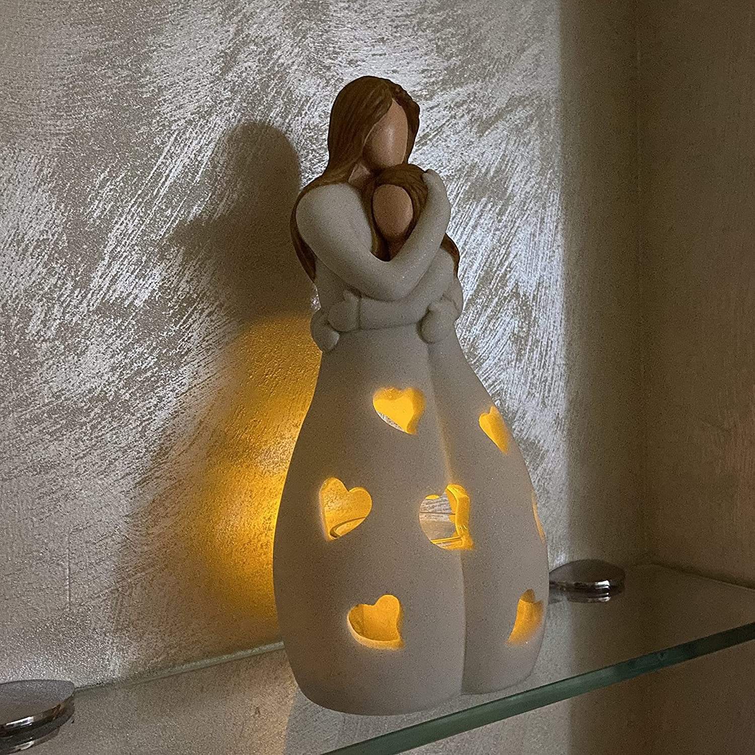 Bordslampa med romantisk hartsdesign | Veska