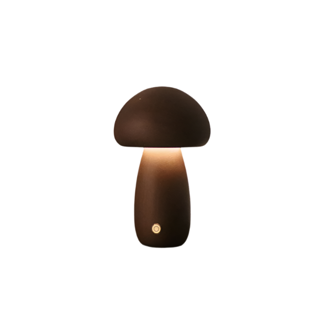 Bordslampa med träsvampdesign | Veska