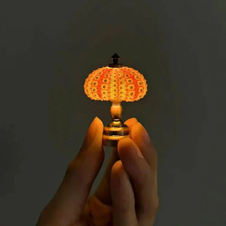 Bordslampa Mini Sjöborrar Skalsljus | Veska