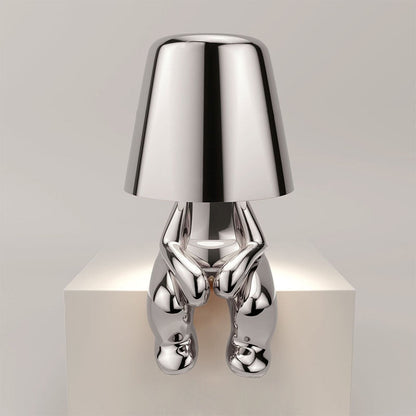 Bordslampa Modern Dekorativ Ljusdesign | Veska Sittande Silver