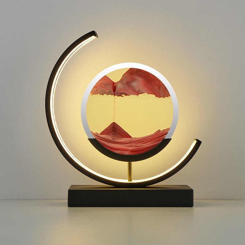 Bordslampa Modern LED Sandkonstljus | Veska