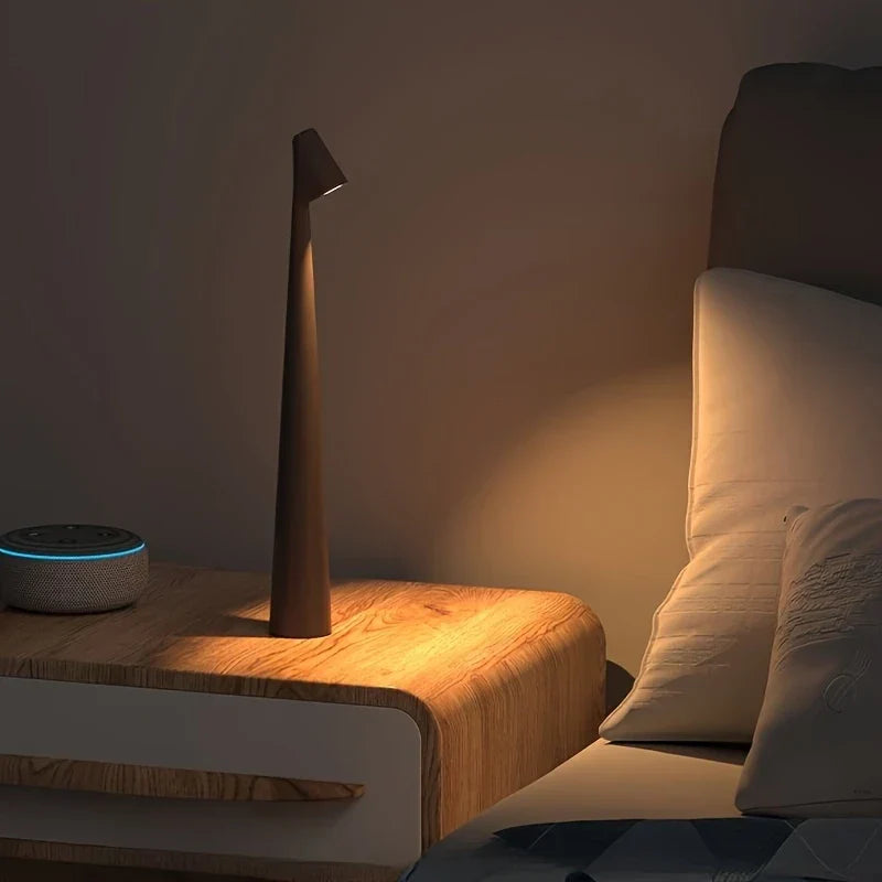 Bordslampa Modern LED Trådlös Touchkontroll | Veska Brun
