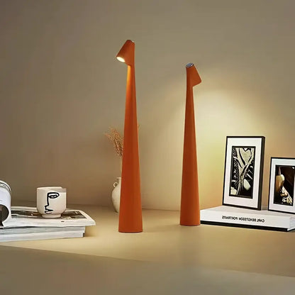 Bordslampa Modern Röd Metall LED Ljus | Veska Gul