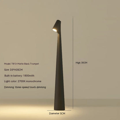 Bordslampa Modern Röd Metall LED Ljus | Veska