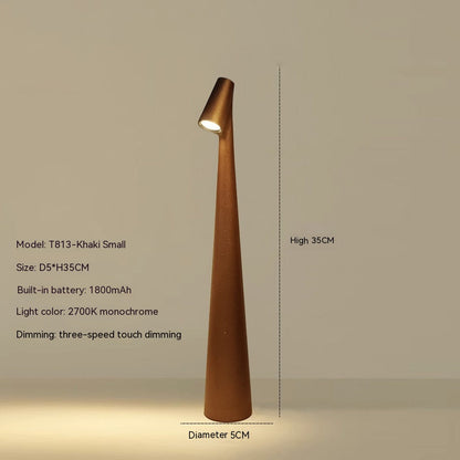 Bordslampa Modern Röd Metall LED Ljus | Veska