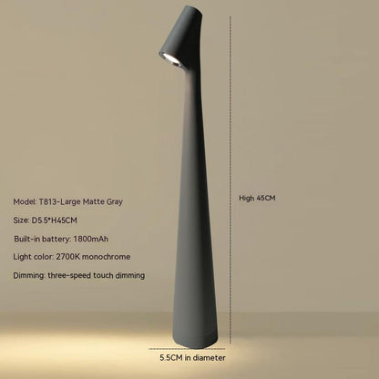 Bordslampa Modern Röd Metall LED Ljus | Veska