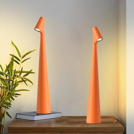 Bordslampa Modern Röd Metall LED Ljus | Veska