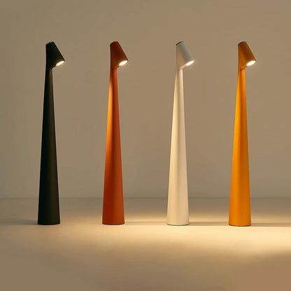 Bordslampa Modern Röd Metall LED Ljus | Veska
