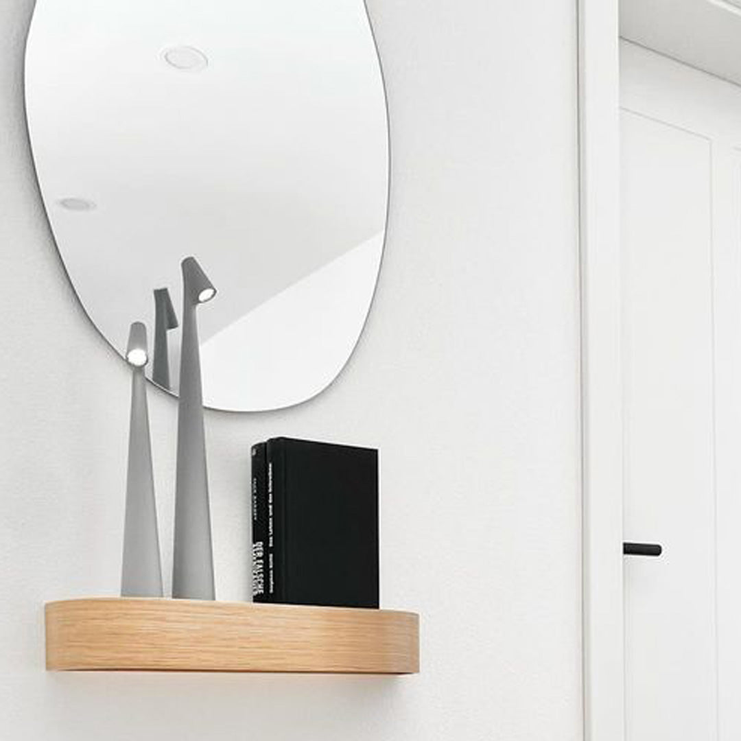 Bordslampa Modern Röd Metall LED Ljus | Veska