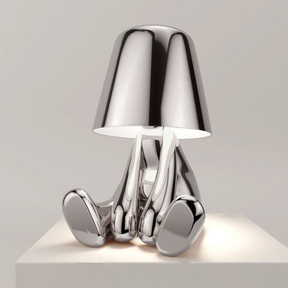 Bordslampa Modern Uppladdningsbar Accentbelysning | Veska Avkopplande Silver