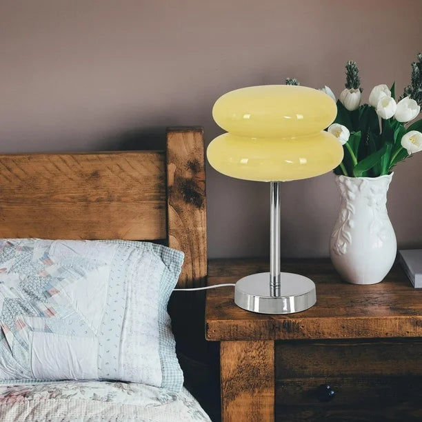 Bordslampa Retro Glas Skärm | Veska